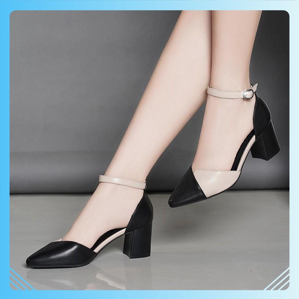 Giày Nữ Phối Nhiều Màu Cao 5CM Mã BB_C15