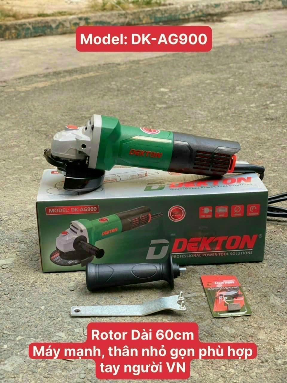 MÁY MÀI ĐIỆN 900W 100MM DEKTON DK-AG900 - HÀNG CHÍNH HÃNG