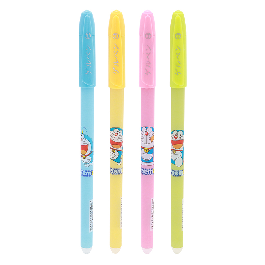 Vỉ 4 Cây Bút Gel Xóa Được Ngòi 1115 - Mực Tím