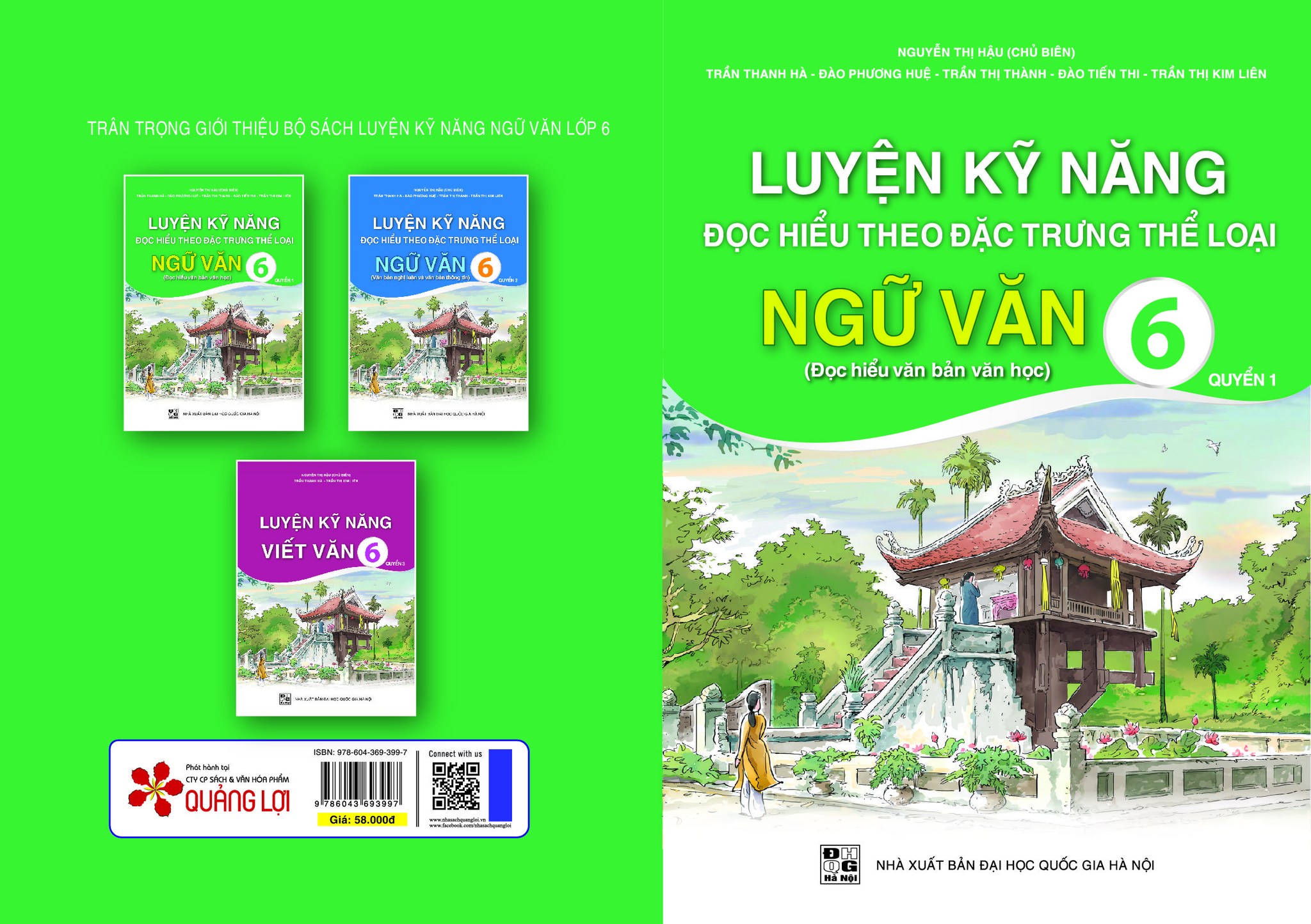 Luyện kỹ năng đọc hiểu theo đặc trưng thể loại Ngữ văn 6 - Quyển 1 - Sách Quảng Lợi