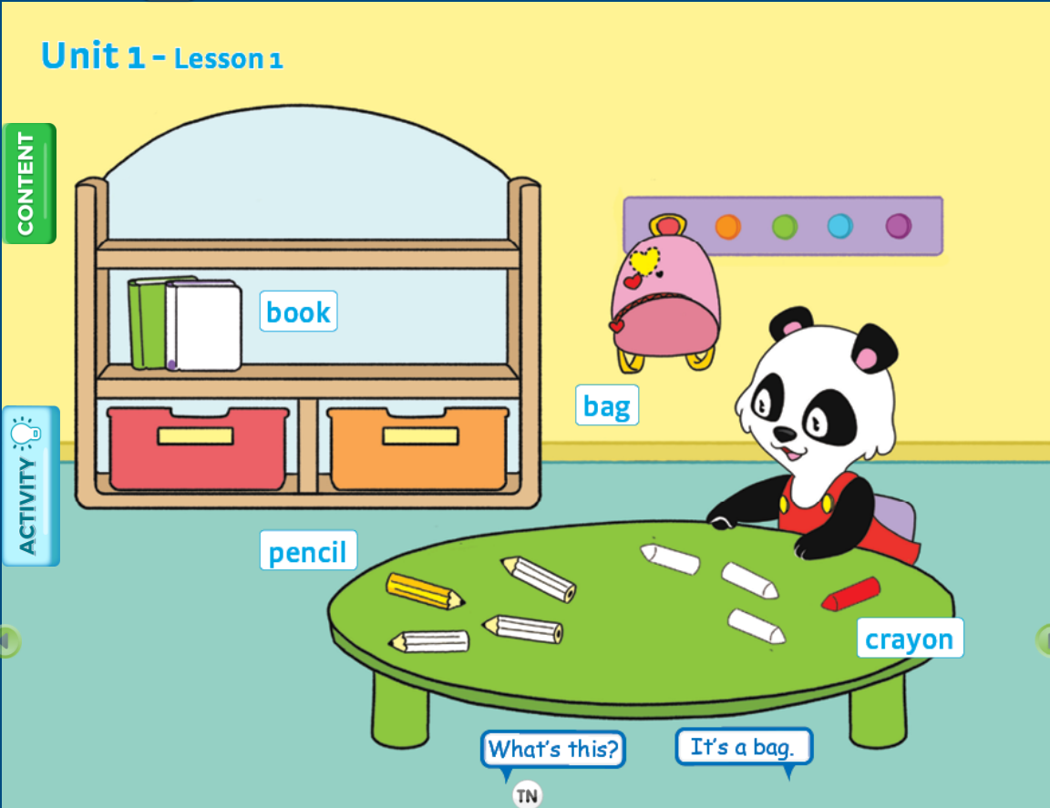 New Amanda & Friends 1 - Ứng dụng phần mềm tương tác sách học sinh