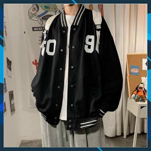 Áo bomber jacket bản cao cấp ️Áo khoác dù form rộng 2 lớp style Unisex cho nam nữ - Mã JK03