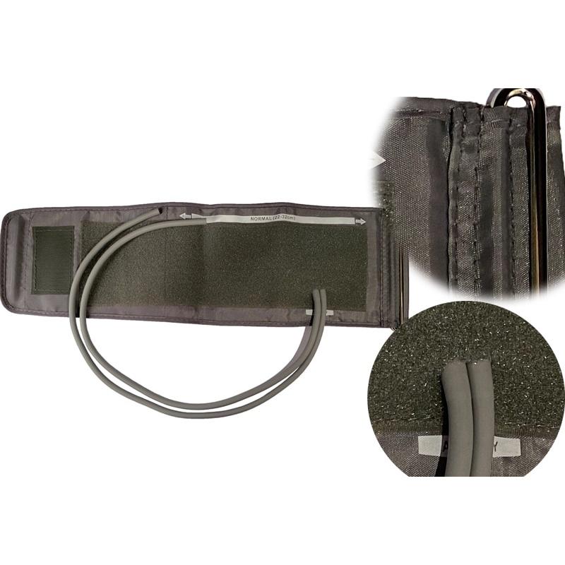 Adult portable manual sphygmomanometer cuff mercury double tube blood pressure meter arm belt length 22-32cm