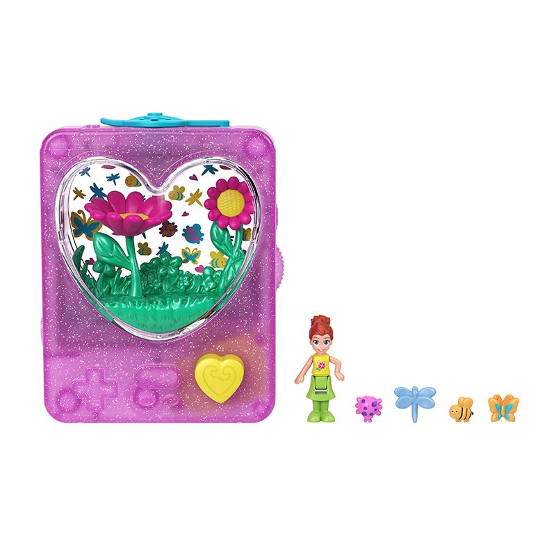 Đồ Chơi Búp Bê POLLY POCKET Pp Trò Chơi Bắn Vòng Nước Hồng - Hoa Tình Bạn GWF54/GWF48