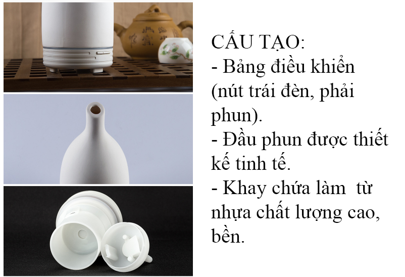 Máy khuếch tán tinh dầu gốm trắng cao