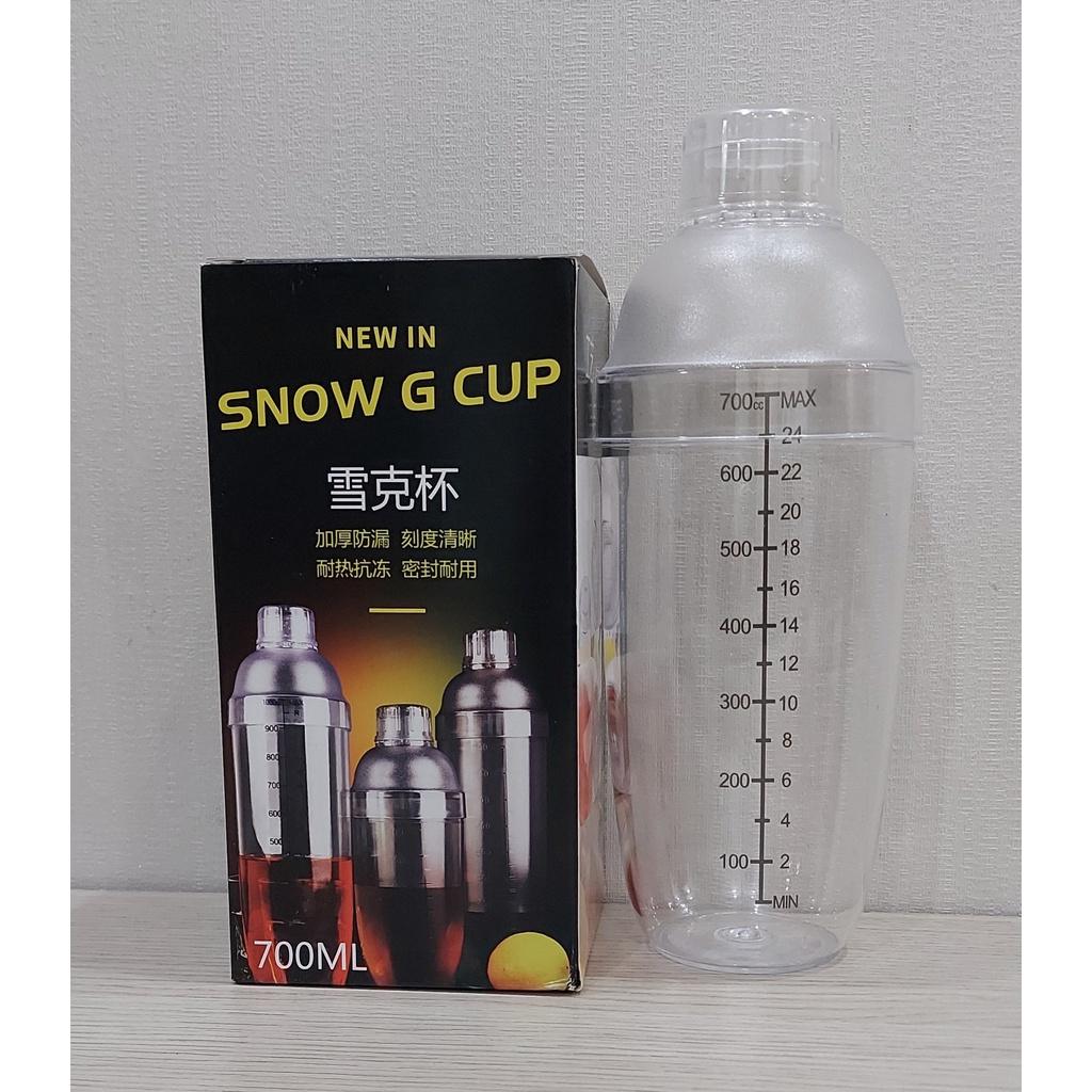 Bình lắc shaker nhựa cao cấp pha chế cafe cocktail bartender