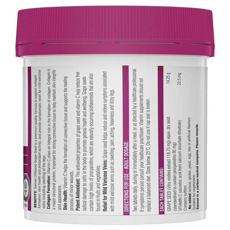 Swisse Ultiboost Grape Seed 14250mg 300 Tablets