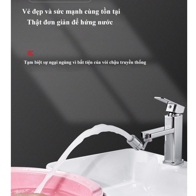Đầu vòi nước chống tia nước bắn cho nhà bếp và nhà tắm inox
