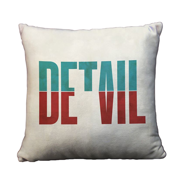 Gối vuông Detail Devil - GVTE169