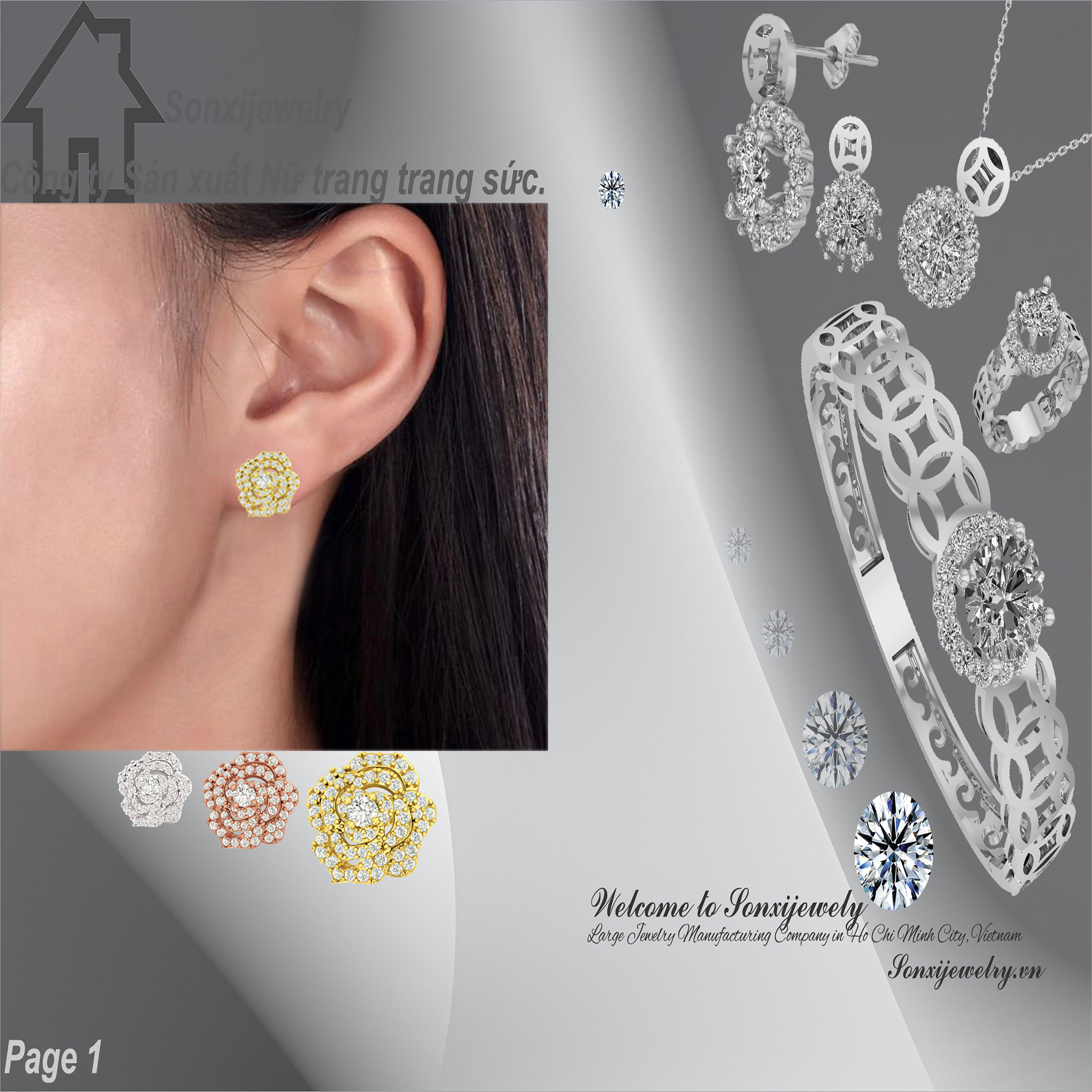 BÔNG TAI MODERN MẪU ĐẸP 1