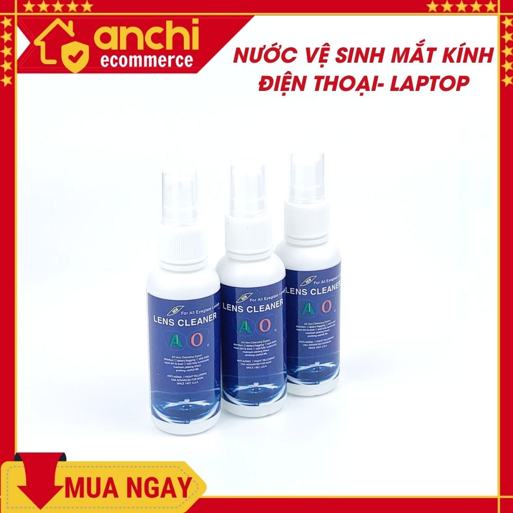 Dung dịch vệ sinh mắt kính,điện thoại,laptop,camera.vệ sinh sạch sẽ mọi vết bẩn - ANCHI HOUSE