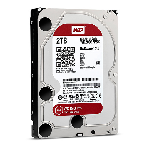 WD Red Pro 2TB NAS Internal Hard Drive WD2002FFSX