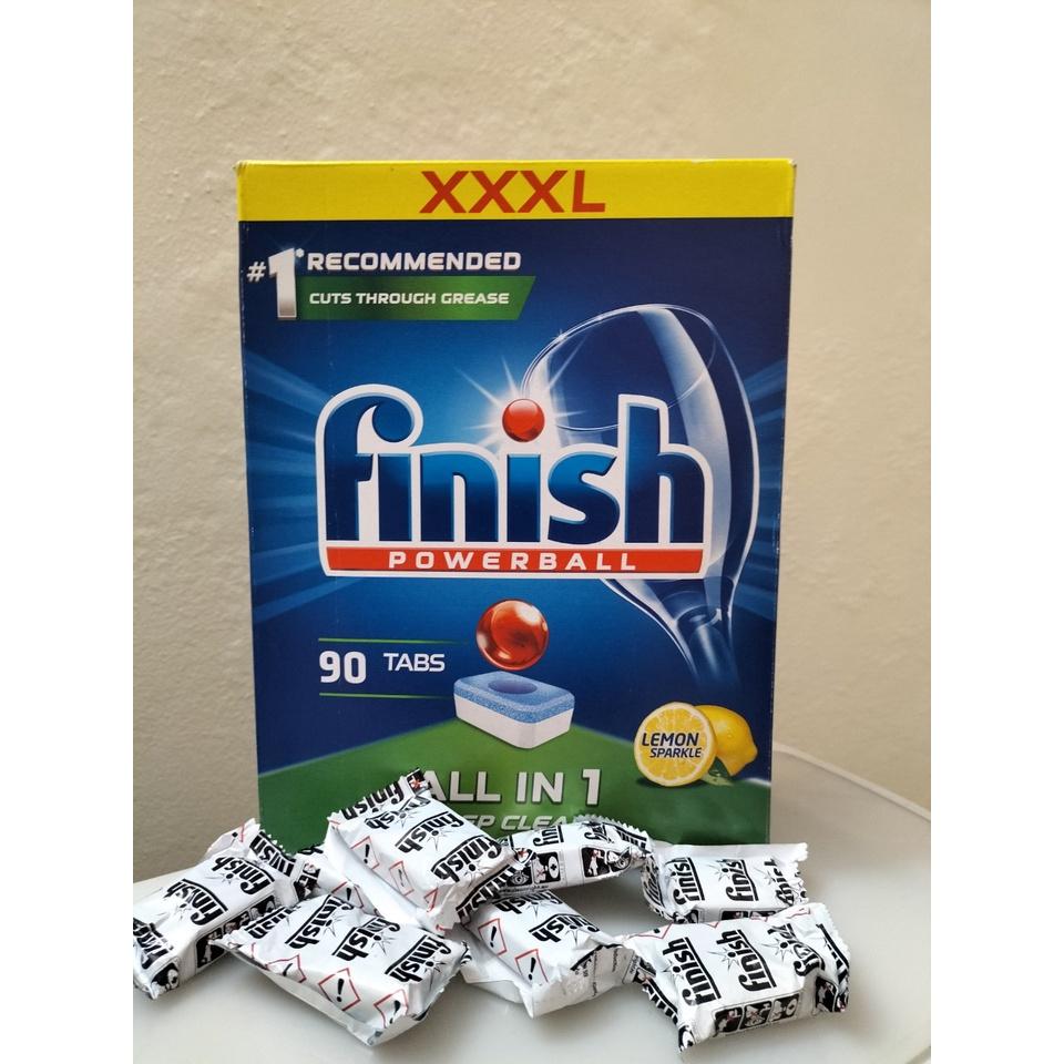 Viên rửa bát Finish All in one mới nhất - Xuất xứ: Germany hộp 90 viên