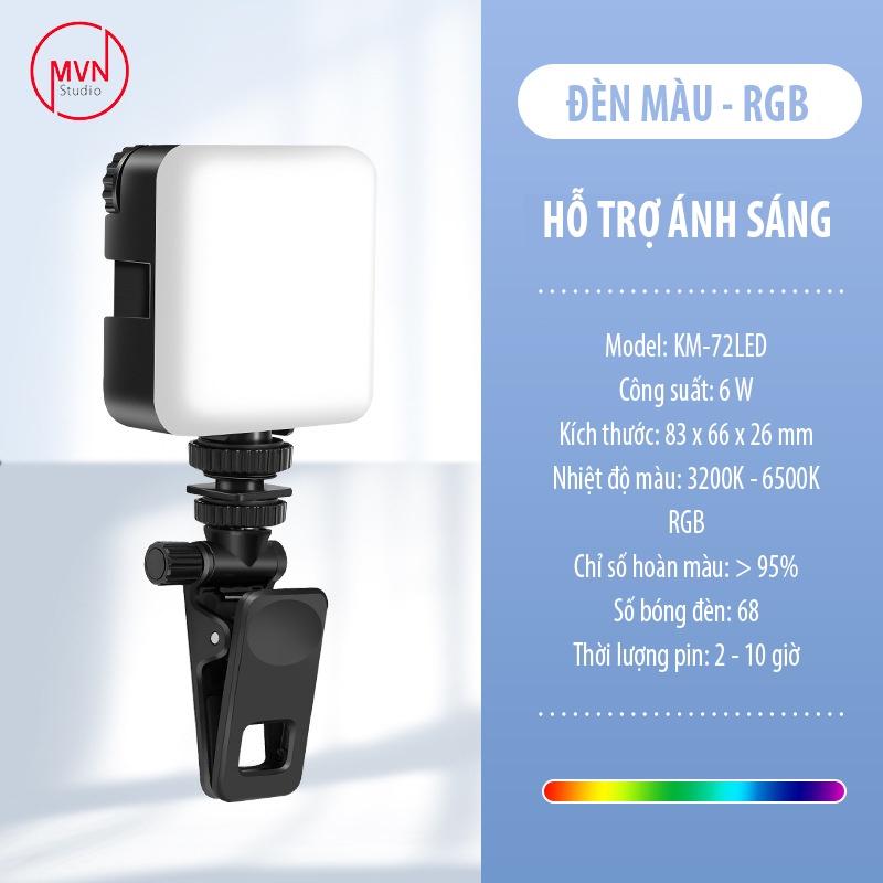 Đèn Led nhiều màu đa năng, đa hiệu ứng hỗ trợ quay video / chụp ảnh / phát sóng trực tiếp - MVN Studio