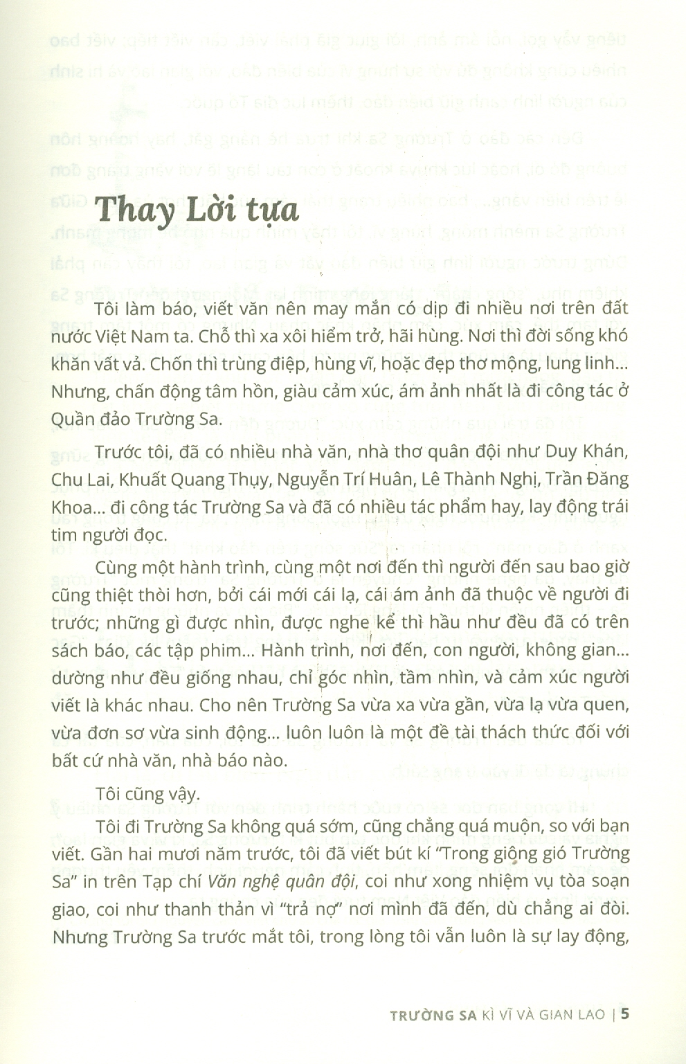 Trường Sa - Kì Vĩ Và Gian Lao (Tủ Sách Biển Đảo Việt Nam)