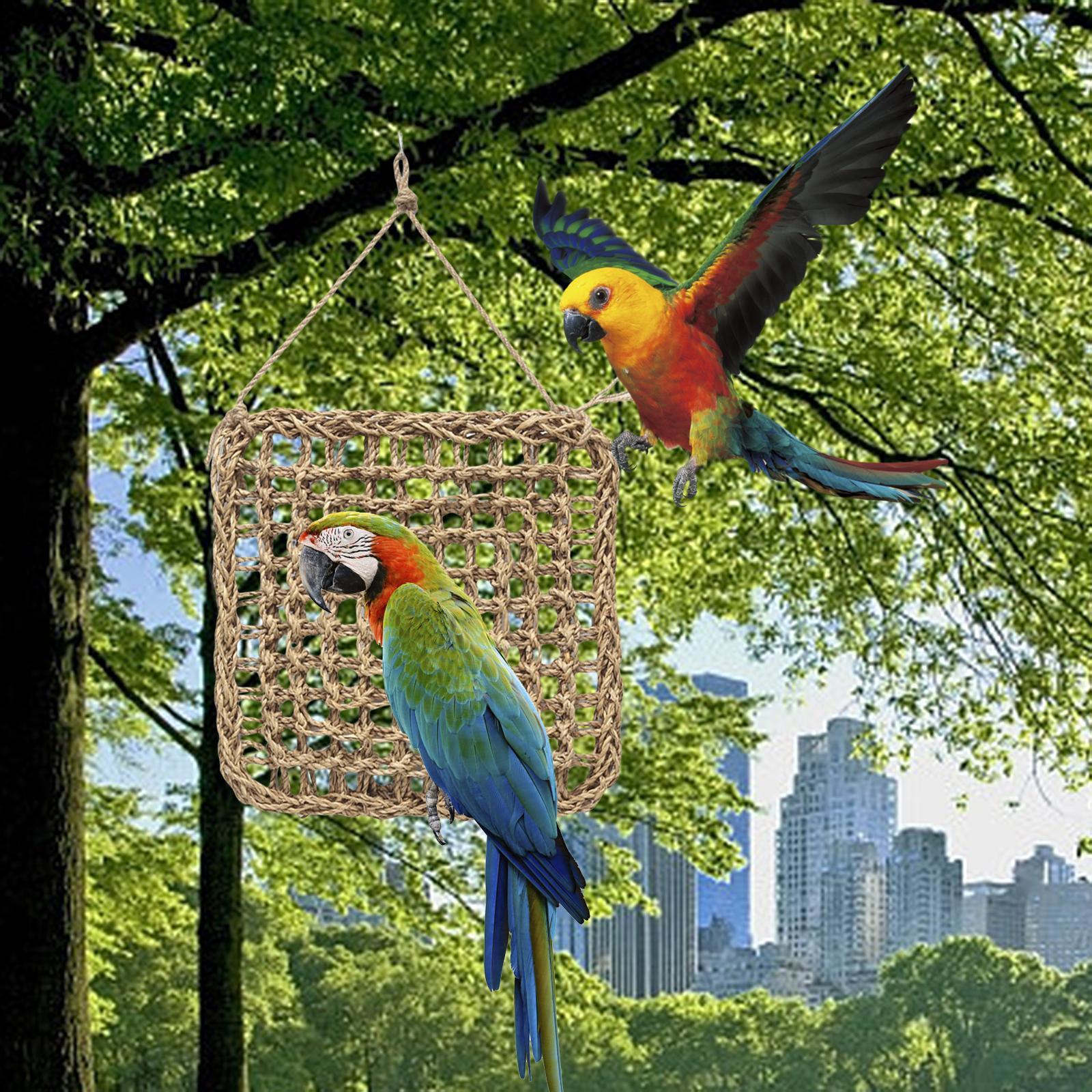 2X Climbing Ladder Hammock Climbing Net for Bird Cage Canaries