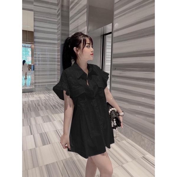 ÁO Sơ mi tay bèo túi hôp bigsize 50 đến 90kg