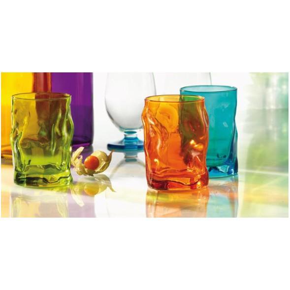 Bộ 6 Ly thủy tinh Italy Sorgente 30cl nhiều màu sắc