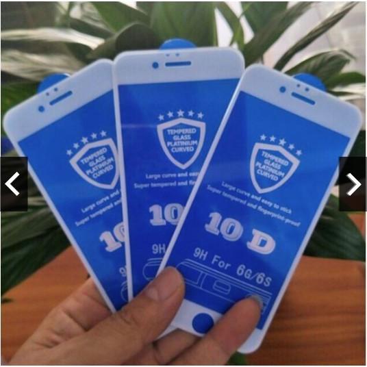 Kính Cường Lực 10D Full Màn Tràn Viền Cho 6/6s/6lus/6splus/7/7plus/8/8plus/X/SX/XR/XSMAX