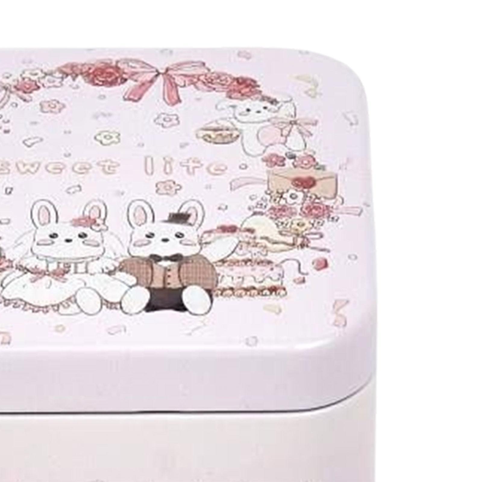 Square Candy Tins with Lid Food Storage Box for  Storage DIY Projects