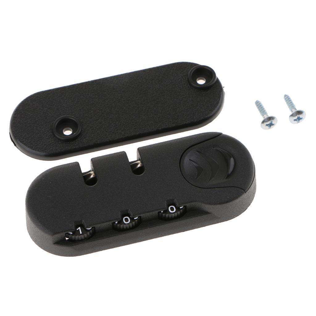 007 3 Digit Combination Suitcase Luggage Bag Code Lock Padlock -015A