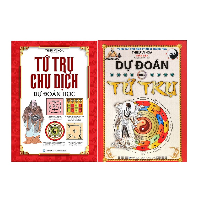 Combo 2 cuốn Tứ Trụ Chu Dịch + Dự Đoán Theo Tứ Trụ