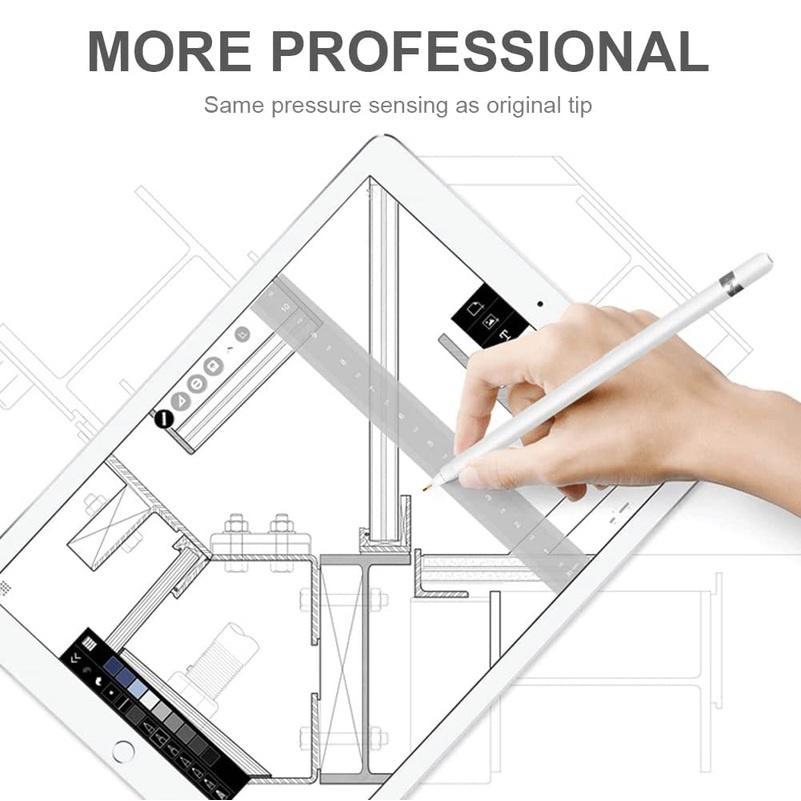 Đầu Bút Cảm Ứng Bằng Hợp Kim Niken Mạ Niken Chất Lượng Cao Thay Thế Cho Apple Pencil Gen 1/2