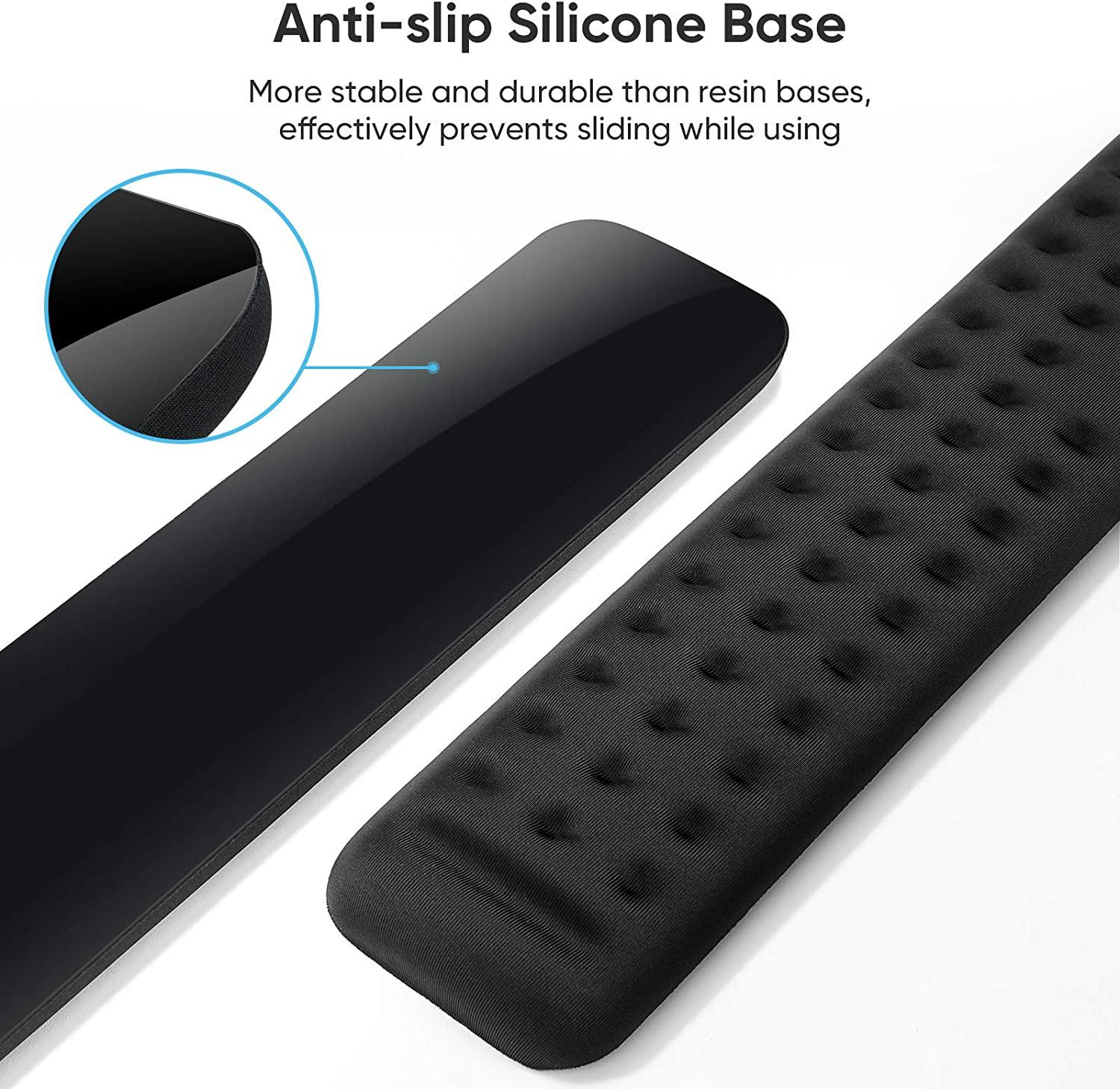 Bàn phím nghỉ ngơi cổ tay, Bộ kê cổ tay chuột Memory Foam, Bàn phím hỗ trợ bàn phím công thái học