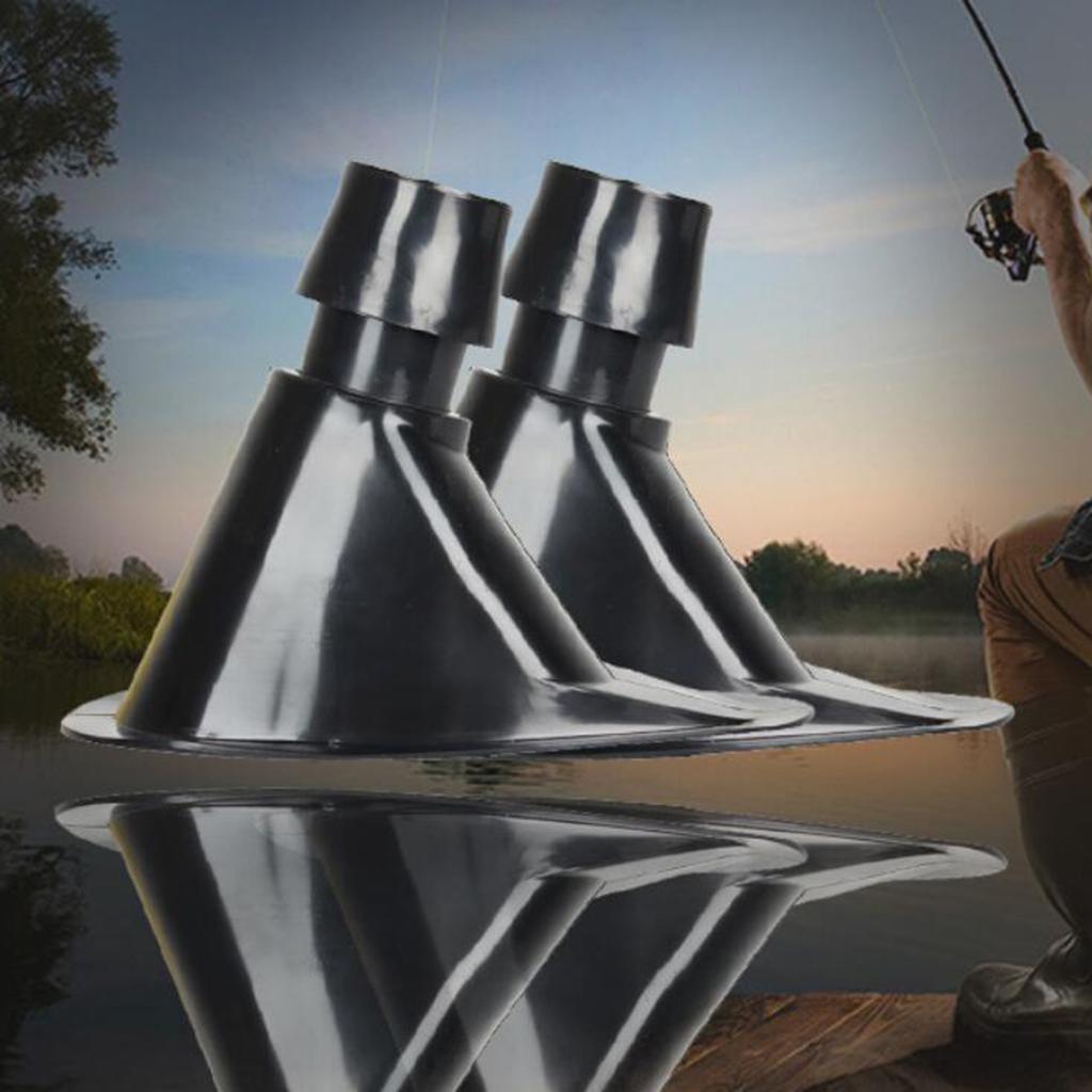 2xInflatable Boat Raft Fishing Rod Holder Pole Stand Bracket Rest Rack Tube