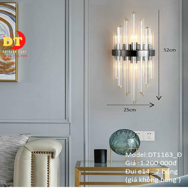 Đèn tường pha lê hiện đại cho phòng ngủ, HTLQ tpl