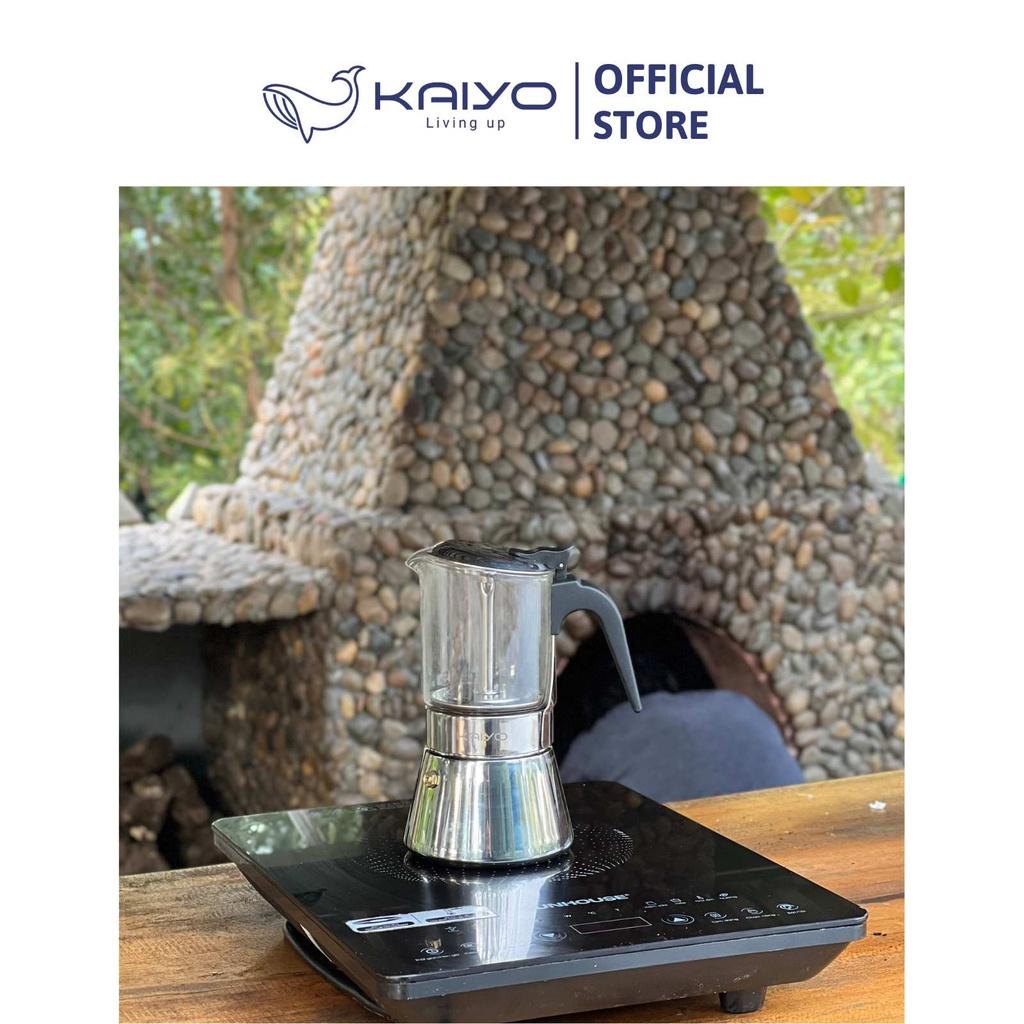 Ấm pha cà phê KAIYO Moka Pot, dung tích 240ml - 3 cups