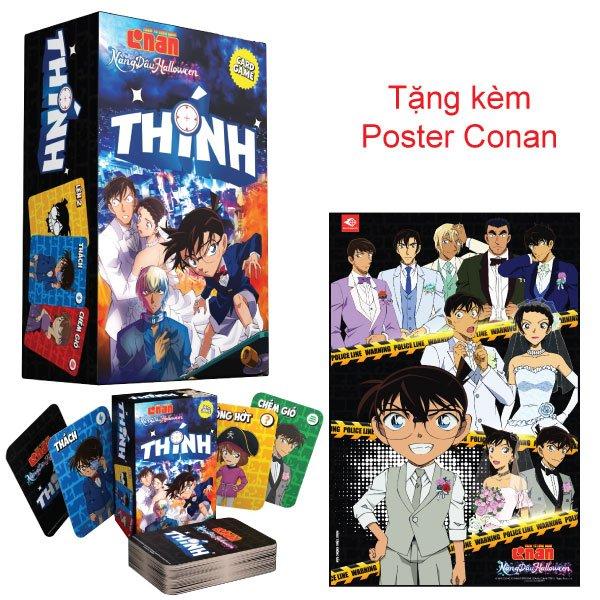 Boardgame Thám Tử Lừng Danh Conan - Nàng Dâu Halloween: Thính - Tặng Kèm Poster Conan