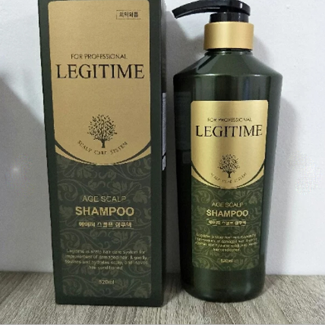 Dâu gội thảo dược ngăn rụng tóc hói đầu Legitime Age Scalp Shampoo 520g