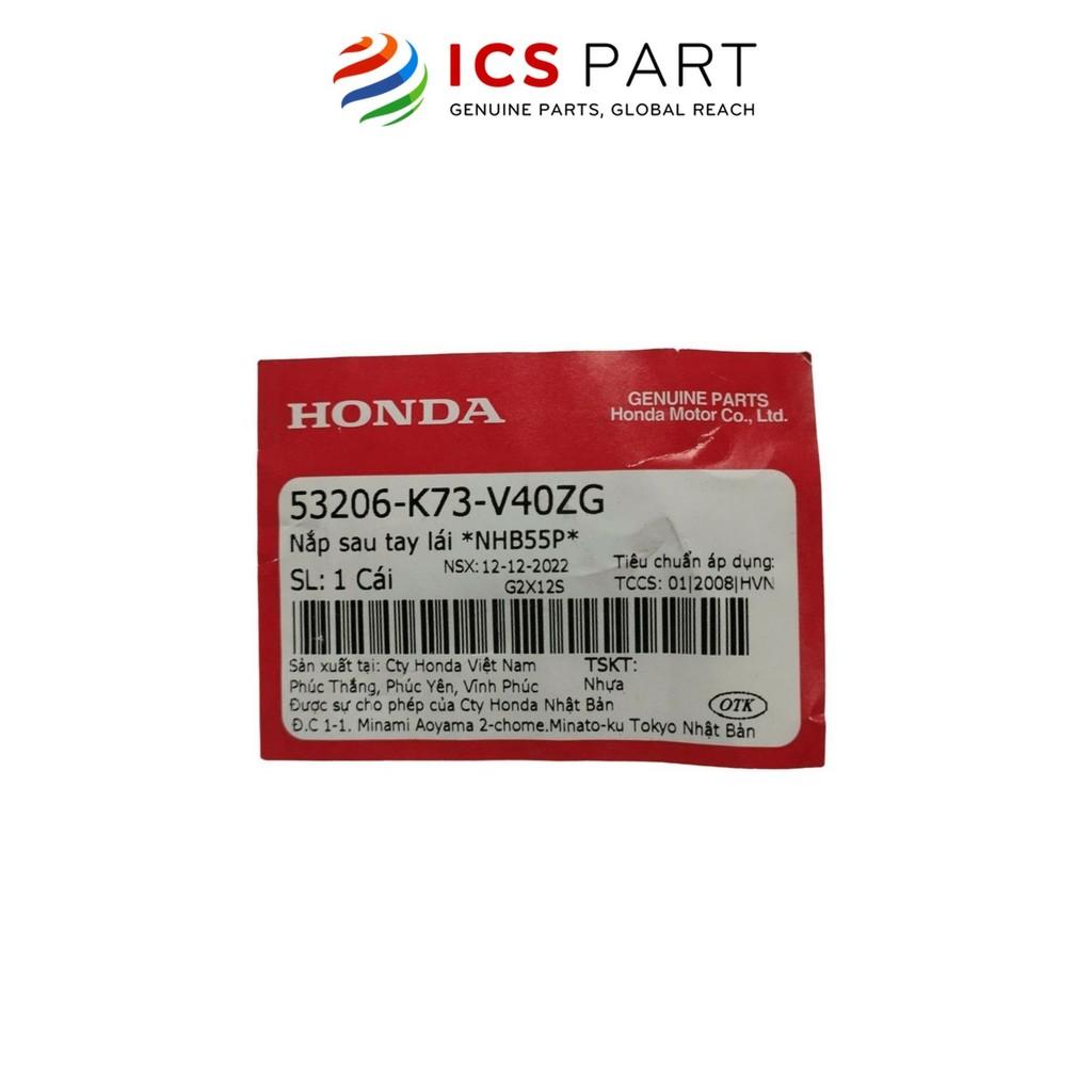 Nắp Sau Tay Lái (Nhựa Gáy) HONDA Future 125 2019 Trắng Xanh Nhb55P (53206K73V40ZG)