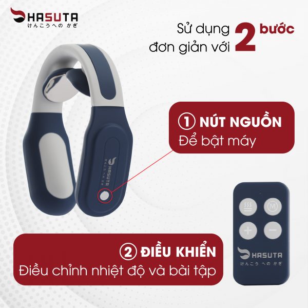 Máy massage cổ HASUTA HMN-160 - Hàng chính hãng