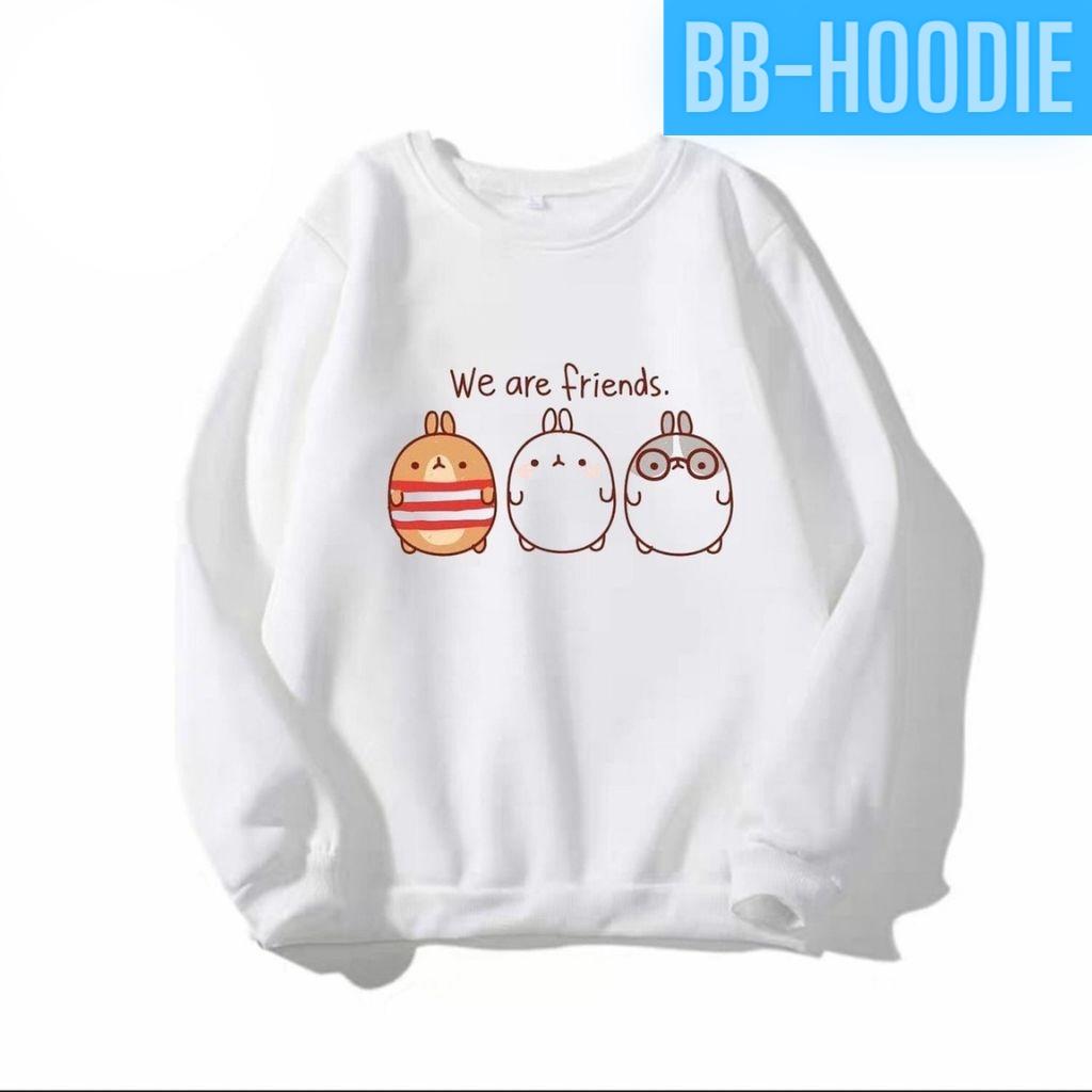 ÁO SWEATER NỈ UNISEX IN 3 GÀ CON FORM NAM NỮ SIÊU DỄ THƯƠNG