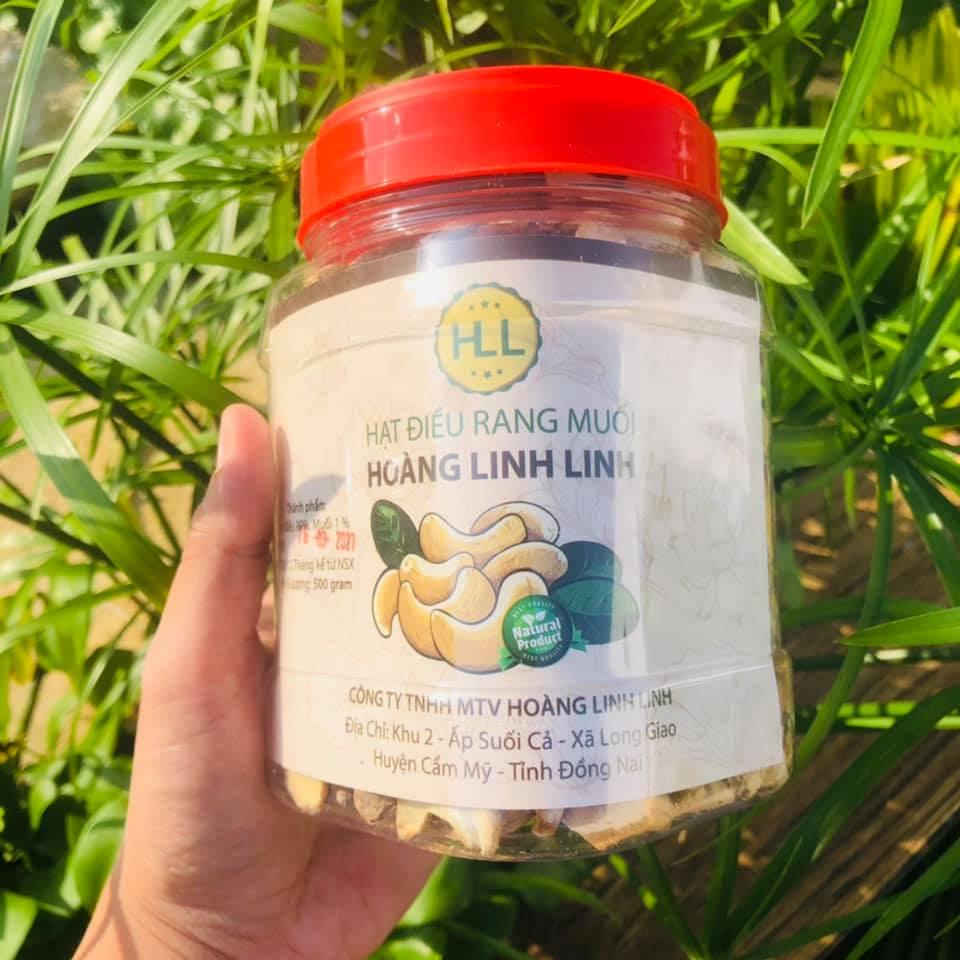 Chỉ bể đôi - Hạt điều bể đôi Hoàng Linh Linh thơm ngon giòn béo, rang mới hàng ngày - Chuẩn xuất khẩu
