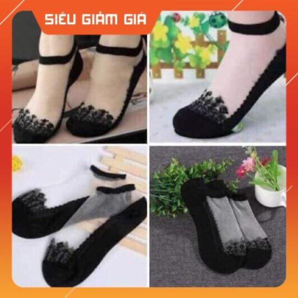 Set 10 Đôi Tất Hài Ren Công Chúa Hàng Loại 1