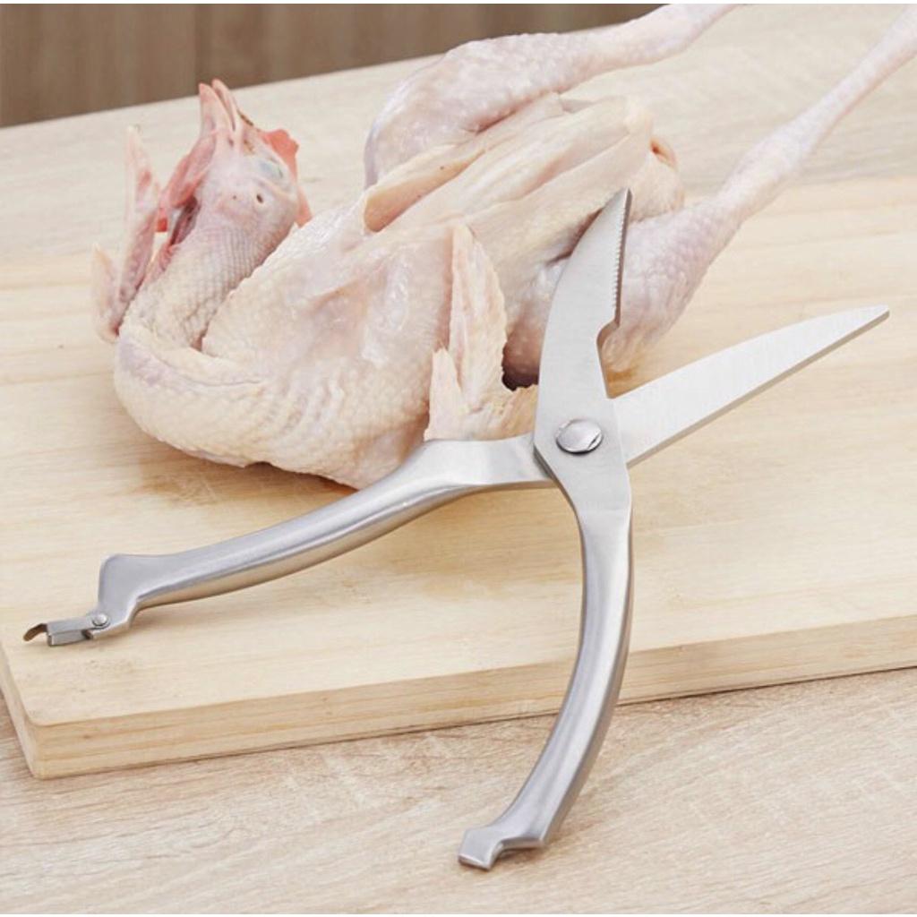 Kéo Cắt Gà Vịt 100%Inox Cao Cấp Siêu Sắc Bén