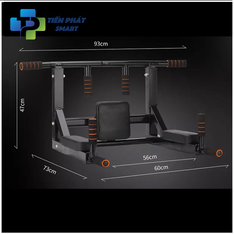 Xà Đơn Treo Tường Đa Năng Di Động 8 Trong 1 Tập Luyện Tại Nhà Chính Hãng TP TIENPHATSMART + Kèm Găng Tay Tập Xà