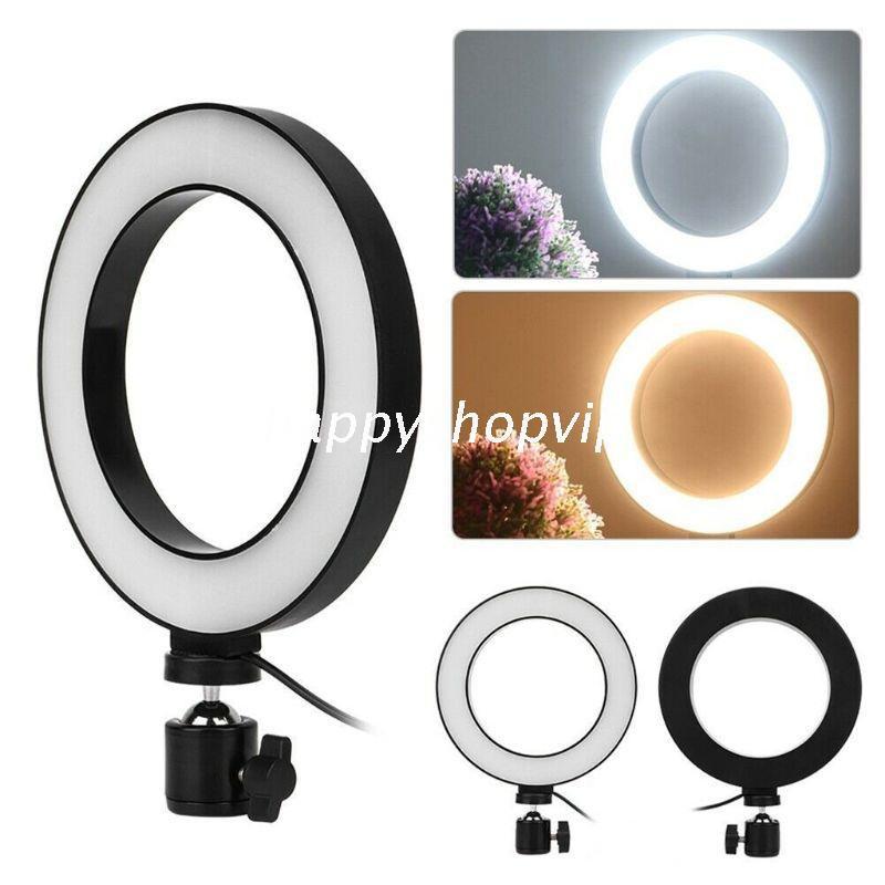 Đèn Led Tròn 10 Cấp Độ Sáng 3 Chế Độ Sáng Dùng Để Chụp Ảnh / Quay Phim