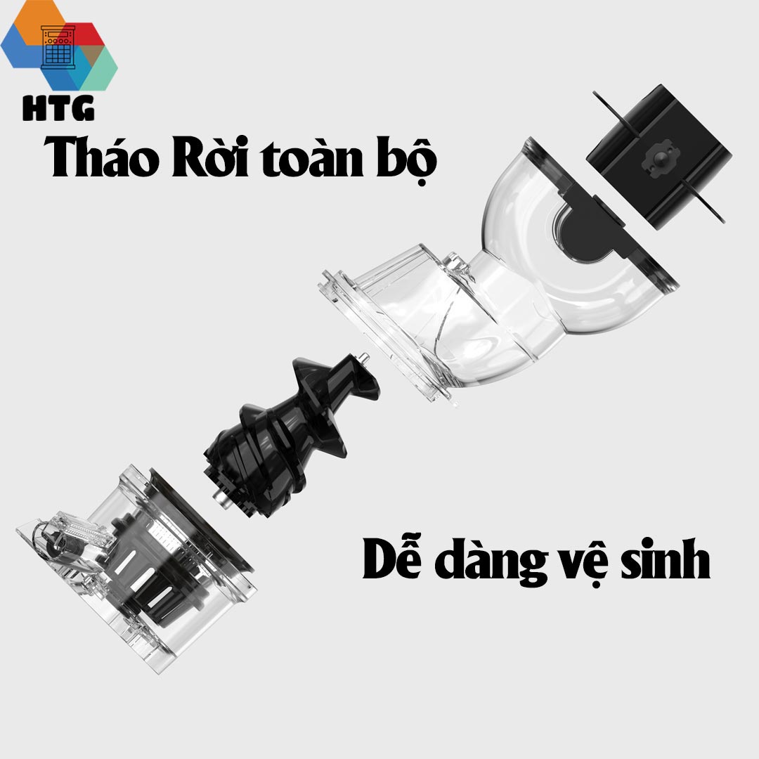 Máy ép chậm trái cây, hoa quả, rau củ BUD - JE220 - 18MOO Hàng Chính Hãng