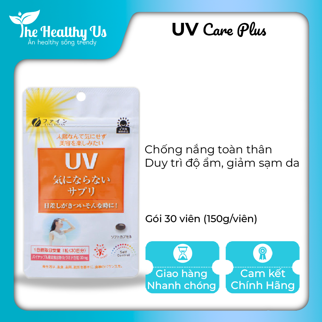 Viên Uống Chống Nắng Fine Japan UV Care Plus (Gói 30 viên)
