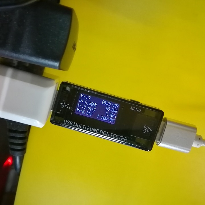 USB đo điện áp và dòng sạc điện thoại nhanh -