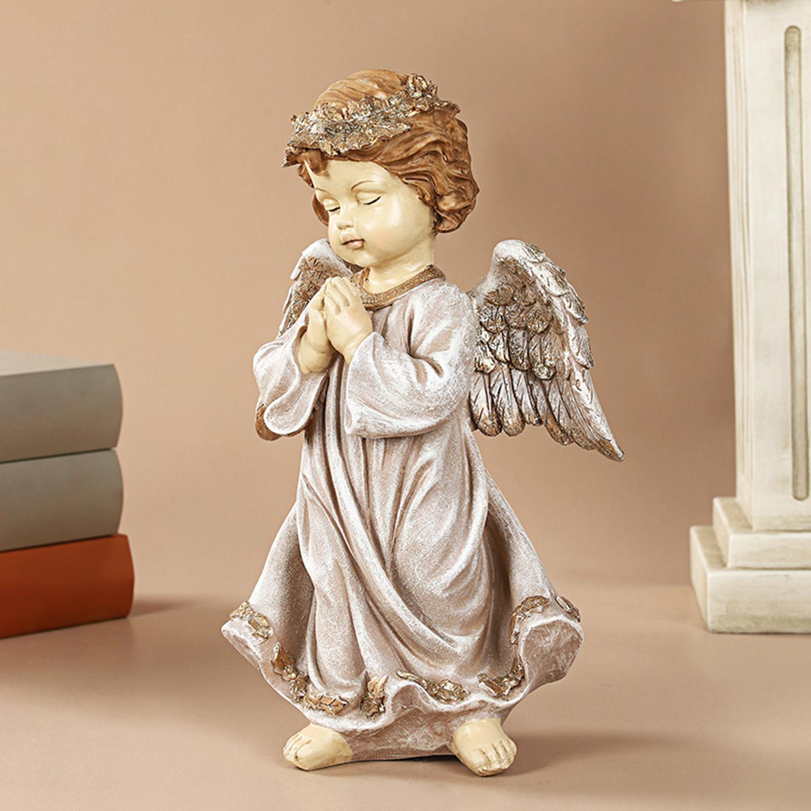 Angel Statue Angel Figurine Fairy Statue for   Bookshelf