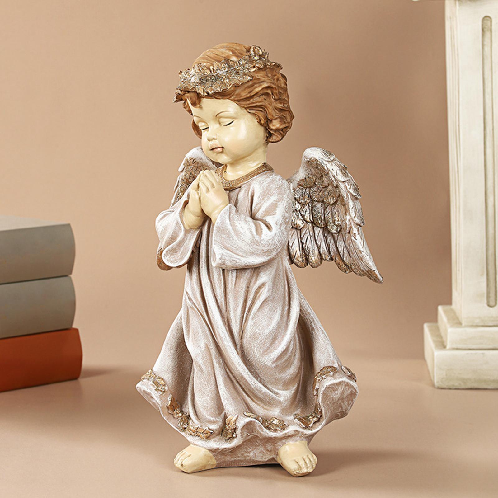 Angel Statue Angel Figurine Fairy Statue for Bookshelf