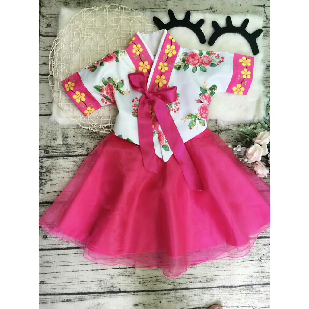 Sét BG Hanbok (Áo khoác phối đầm 2 dây)