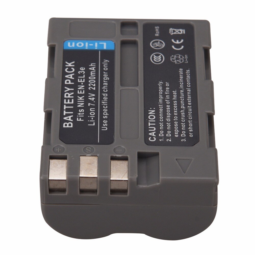 ROGTZ Pin Cho Máy Ảnh Nikon Li-ion 7.4V 2200mAh EN-EL3E - Hàng Nhập Khẩu