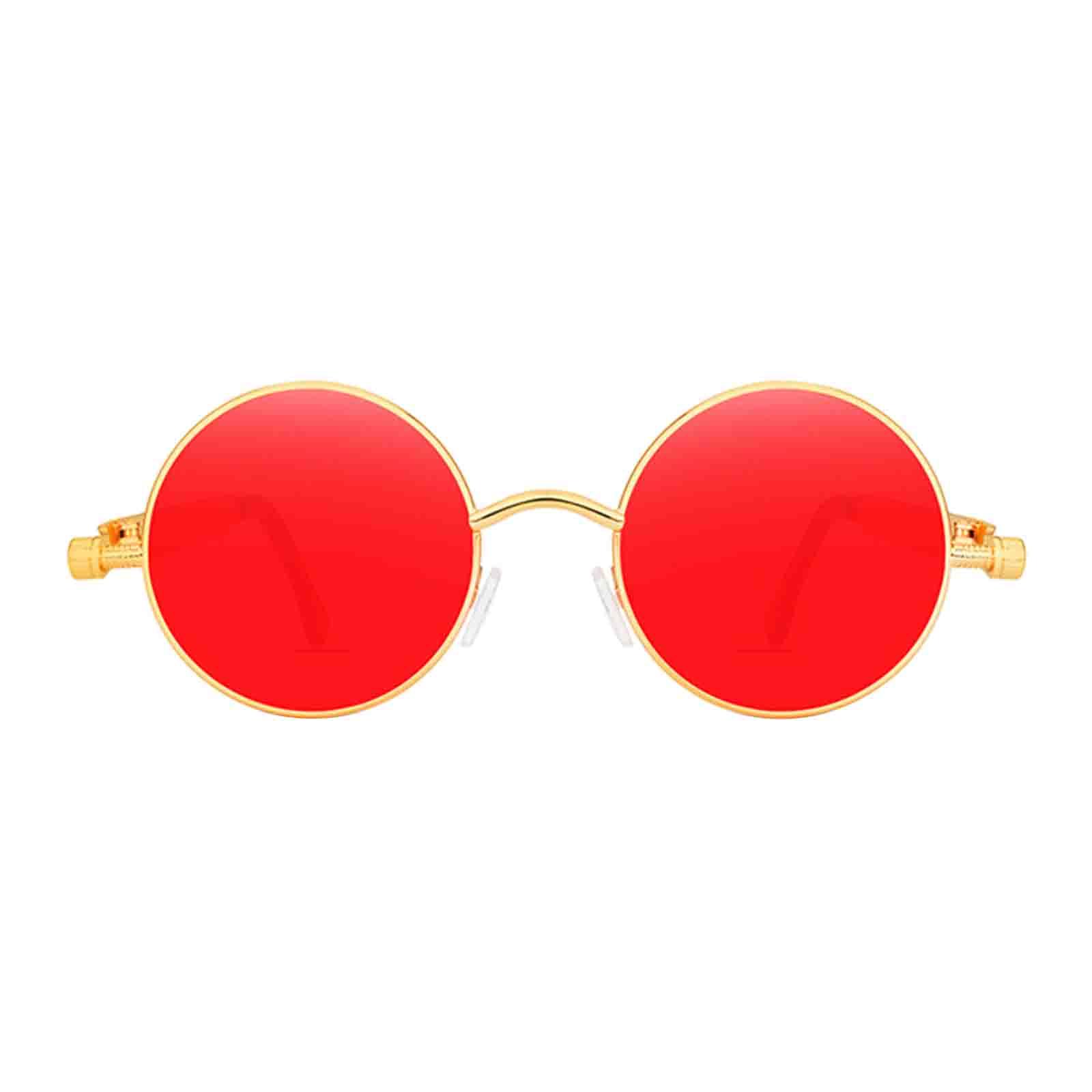 Steampunk Gothic Retro Round Sunglasses Circle Lens Goggles