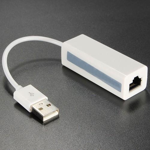 ✦ USB2.0 Male to RJ45 Ethernet Lan Network Adapter Dongle 10/100 Mbps for Notebook